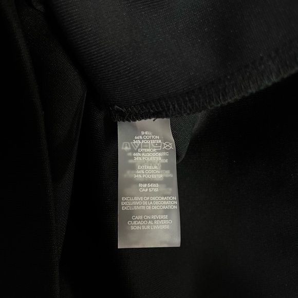 Karl Lagerfeld Paris Women's Cutout Rosette-Trim Dress in Black and White Size 2 - Picture 10 of 10